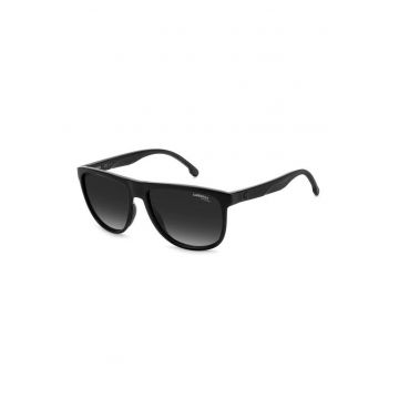Ochelari de soare patrati cu logo1 - Negru