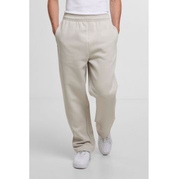 Pantaloni lejeri de trening cu buzunare - Crem