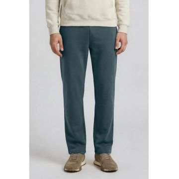 Pantaloni lejeri de trening cu buzunare - Verde smarald