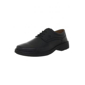 Pantofi barbati  din piele - culoare negru - Negru