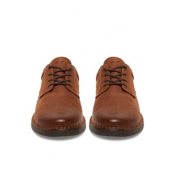 Pantofi barbati -  piele naturala - maro