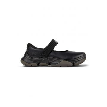 Pantofi sport de piele cu velcro Karst 2 - Negru