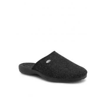 Papuci barbati  model 020 - negru - tesatura -