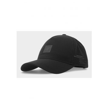 Sapca Unisex  Sportstyle Negru cu Cozoroc si Plasa Respirabila - Marimi S-XL