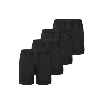 Set de boxeri din bumbac cu talie elastica - 4 perechi