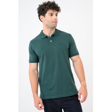 Tricou polo cu logo brodat