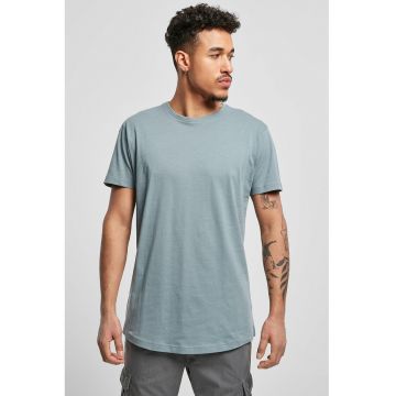 Tricou uni cu maneci scurte - Albastru stins
