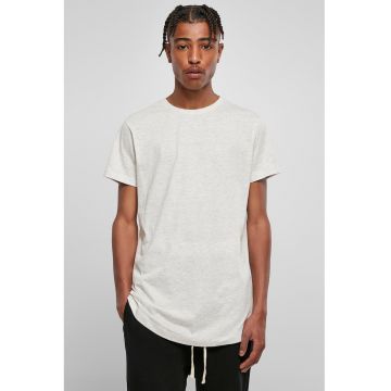 Tricou uni cu maneci scurte - Gri deschis