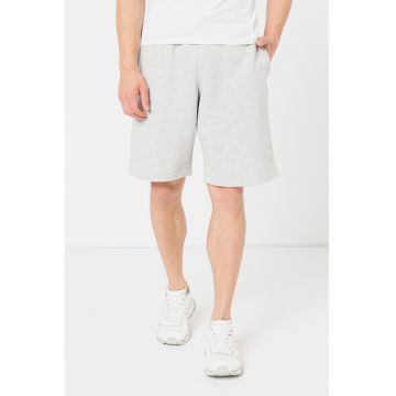 Bermude sport relaxed fit - Gri deschis melange