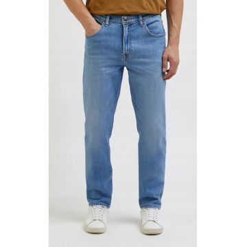 Blugi barbati  Brooklyn Straight regular fit albastru bumbac - Albastru