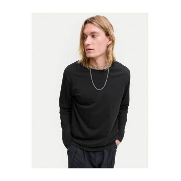 Bluza barbati -  bumbac organic - negru