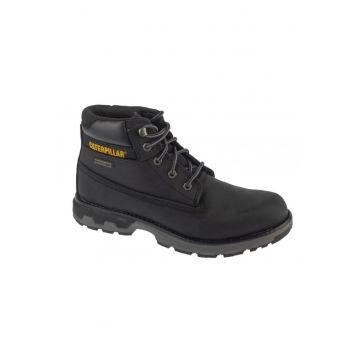 Bocanci barbati P726370 -  Negru - Piele nabuc