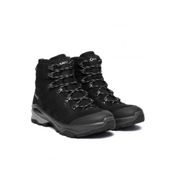 Ghete sport barbati -  piele naturala - negru