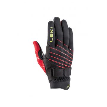 Manusi ski barbati  HS Ultra Trail Breeze Shark - black-red-neon yellow