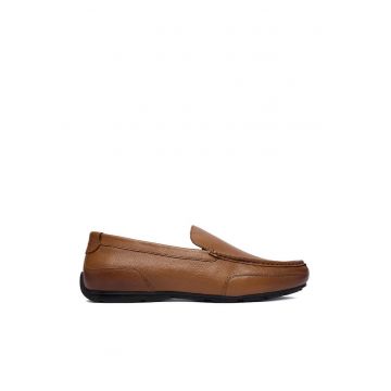 Mocasini barbati  piele naturala - maro - Maro