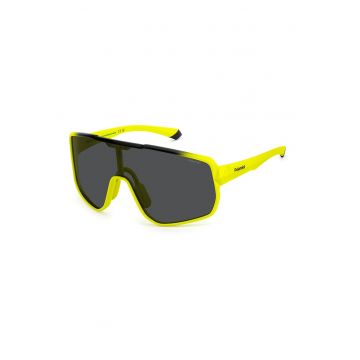 Ochelari de soare shield polarizati - Negru/Galben