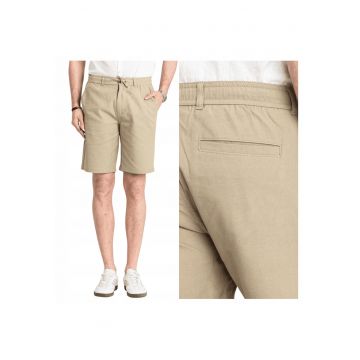 Pantaloni Scurti Barbati -  Brad Shorts - 3Xl - Bej - Croi: Regular Fit - Stil: Drept - Compozitie Material: 75% Bumbac 25% In - Bej - Bej