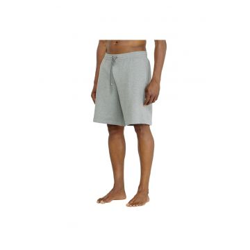 Pantaloni scurti de trening din amestec de bumbac - Gri