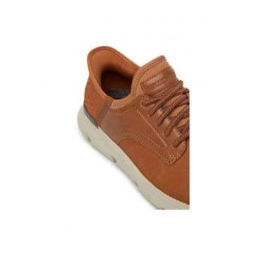 Pantofi sport barbati - 205046 -  Piele naturala - Maro