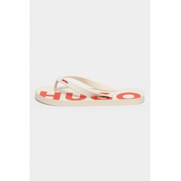 Papuci flip-flop cu logo Arvel - Rosu/Alb fildes