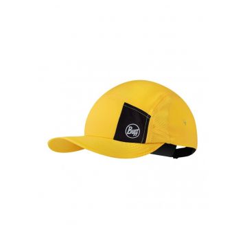 Sapca  Go cu 5 panouri - logo - galbena - S/MU - galben-negru - marime: S/M