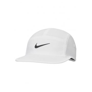 Sapca sport  Dri-FIT Fly - poliester - elastic - alb
