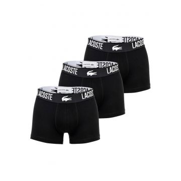 Set de boxeri cu banda logo - 3 perechi - Negru