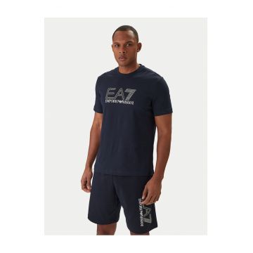 Tricou barbati -  bumbac - bleumarin - model casual