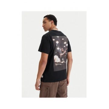 Tricou Barbati -  din Bumbac - Negru