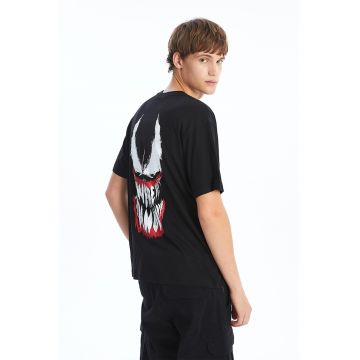 Tricou cu imprimeu Venom - Negru