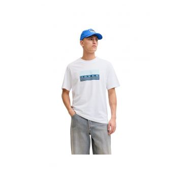 Tricou JACK &JONES Fusion Dots Print 59855 - Alb