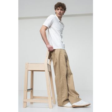 Tricou polo din bumbac - Alb