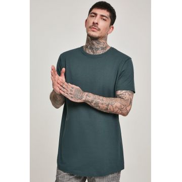 Tricou uni cu maneci scurte - Verde padure