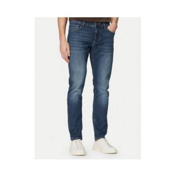 Blugi barbati -  skinny - bleumarin - bumbac