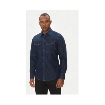 Camasi barbati - G STAR RAW - denim - bleumarin -