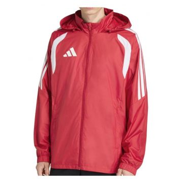 Jacheta de antrenament cu gluga  Tiro 26 Windbreaker - Rosu