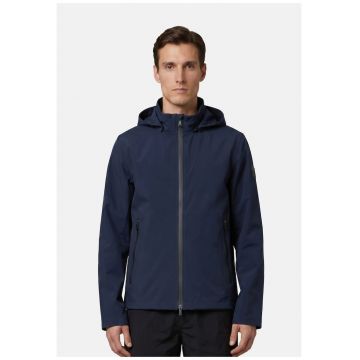 Jacheta Softshell cu buzunare cu fermoar - Albastru oceanic