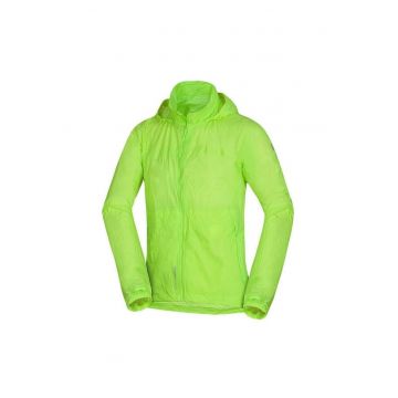 Men's waterproof multisport jacket stowable 2L NORTHKIT - Verde neon