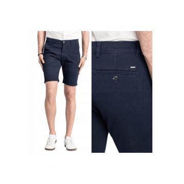 Pantaloni Scurti Barbati -  Gerry Chino Shorts - Albastru Croi: Regular Fit - Albastru - Albastru