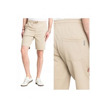 Pantaloni Scurti Barbati -  Zorro Shorts - 3Xl - Culoare: Bej - Compozitie Material: 53% Bumbac - 47% Poliester - Croi: Straight Fit - Numar De Buzunare: 3 - Bej