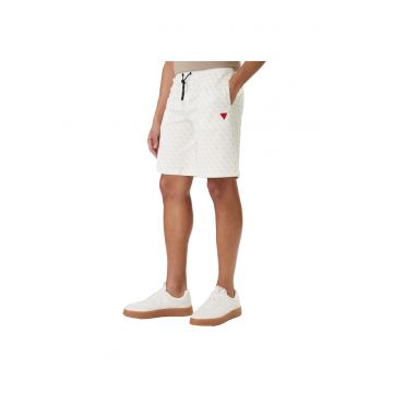 Pantaloni sport barbati -  ecru - 57% poliester - 43% bumbac