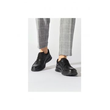 Pantofi barbati  200652733 - Piele naturala - 46 EU - Negru