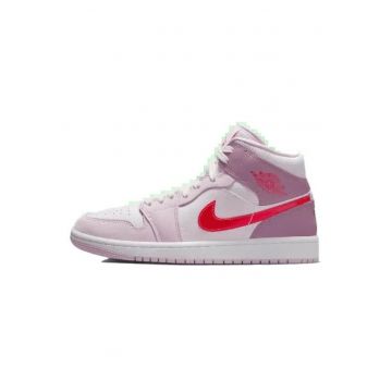 Pantofi sport barbati  Air Jordan 1 Mid - editie Valentine's Day - culori calde - material de calitate