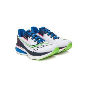 Pantofi sport barbati -  alergare - din material textil - alb