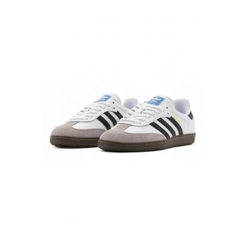 Pantofi sport barbati  Samba OG - piele intoarsa - alb