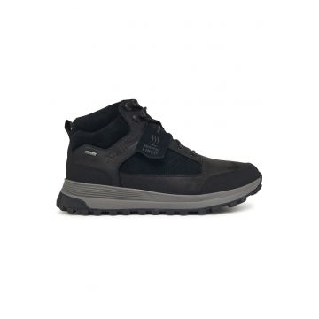 Pantofi sport barbati -  trekkinguri - piele naturala - negru