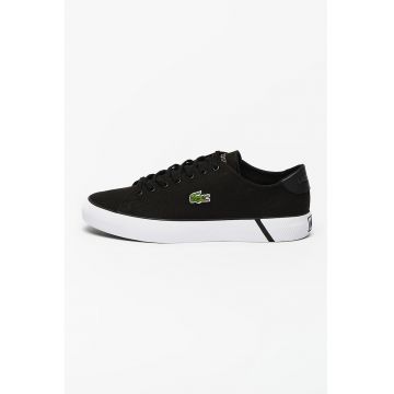 Pantofi sport cu logo brodat Gripshot - Alb/Negru