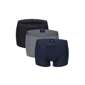 Set de boxeri cu banda logo in talie - 3 perechi - Negru/Gri/Albastru
