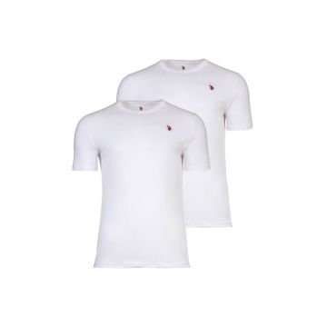 Set de tricouri slim fit - 2 piese - Alb