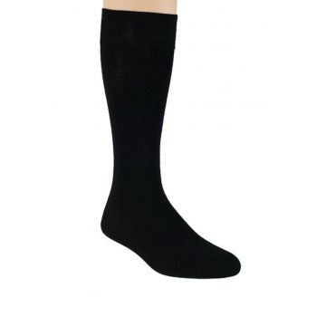 Sosete simple trei sfert  S027 - Negru